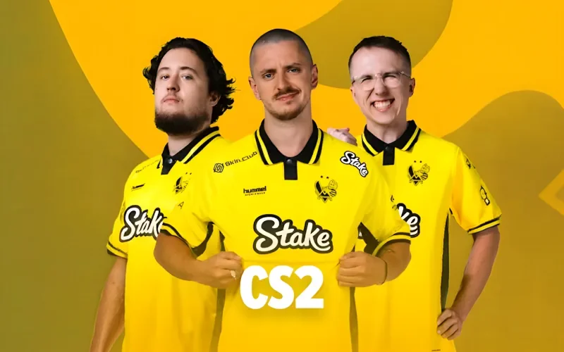 CS2 on Stake with dynamic firefights and precise movement.